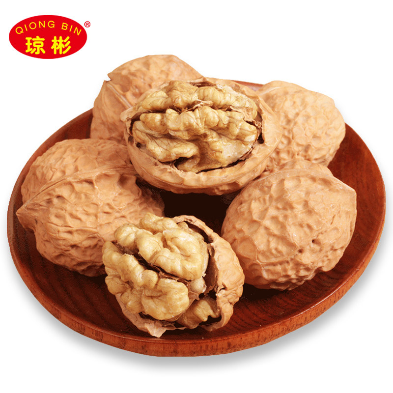 瓊彬 核桃 新貨特産薄殼核桃 老人(rén)白領小(xiǎo)孩适合-3張