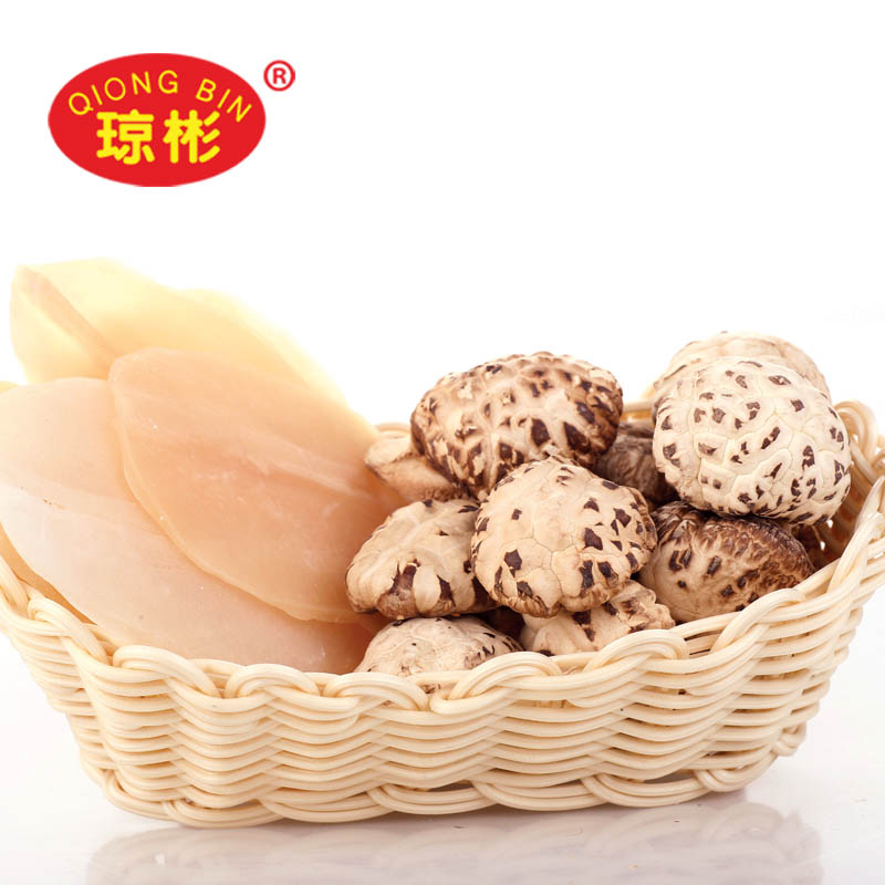 【瓊彬花(huā)菇鮑片禮盒450g】 特産花(huā)菇幹貨海産鮑片-2張